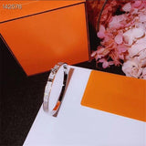Luxury Bangle 18k Rose Gold/Silver Platinum Plated Bracelet