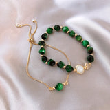 Luxury Green Natural Stone Bracelet