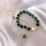 Luxury Green Natural Stone Bracelet