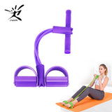 Fitness Gum 4 Resistant Band Tube Sit-up Workout