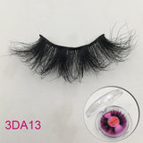 25mm 3D Mink Eyelashes Fluffy Messy Lashes