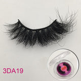 25mm 3D Mink Eyelashes Fluffy Messy Lashes