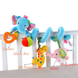 Music Crib Stroller Hanging Spiral Kids Sensory