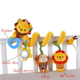 Music Crib Stroller Hanging Spiral Kids Sensory