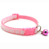 Bells Cute Little Footprints Pet Collar