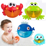 Bubble Machine Kids Bath Toy Automatic Bubble Maker