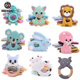 1 Piece Silicone Baby Teether Toddler Toy