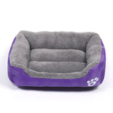 Warm Cozy Soft Fleece Pet Bed