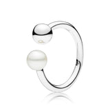 16 Styles Crown Love Heart 925 Silver Crystal Rings