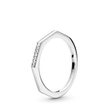 16 Styles Crown Love Heart 925 Silver Crystal Rings