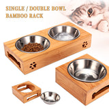 Double Single Dog Bowls