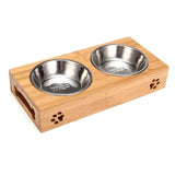 Double Single Dog Bowls