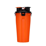 Portable 2 in 1 Pet Folding Water Bottle