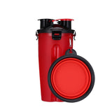 Portable 2 in 1 Pet Folding Water Bottle