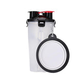 Portable 2 in 1 Pet Folding Water Bottle