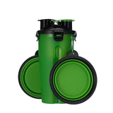 Portable 2 in 1 Pet Folding Water Bottle