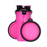 Portable 2 in 1 Pet Folding Water Bottle