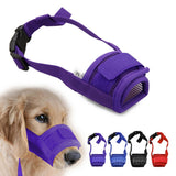 1PC Pet Dog  Bark Bite Mesh Mouth Muzzle