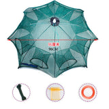 Folded Portable 20 Holes Fishing Net Network Casting