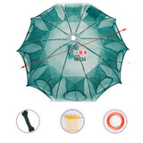 Folded Portable 20 Holes Fishing Net Network Casting