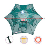 Folded Portable 20 Holes Fishing Net Network Casting