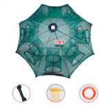 Folded Portable 20 Holes Fishing Net Network Casting