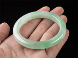 Natural Myanmar Jade A-Class 54-62mm Light Green Bracelet Gift