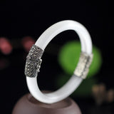 925 Sterling Silver with Masai Stone