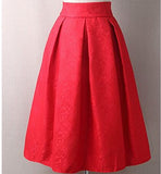 Summer Style Vintage Skirt High Waist