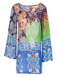 Sexy Bikini Beach Swimwear Long Sleeve Dress