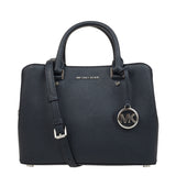 MK Savannah Medium Satchel Black Handbag