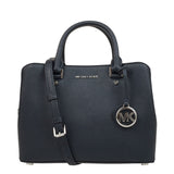 MK Savannah Medium Satchel Black Handbag