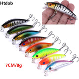 56 Pcs Mixed Fishing Lure Bait Set