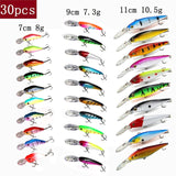 TUYA Fishing Set Wobblers Fishing Lure Set