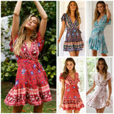 Floral Short Dress