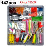 33/56/104/106/109/122/142/166/280pcs Fishing Lures Set