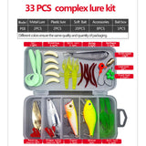 33/56/104/106/109/122/142/166/280pcs Fishing Lures Set