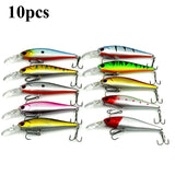 56pcs/pack Mixed Fishing Lure Bait Set