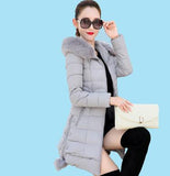 Faux Fur Parkas Women Down Jacket