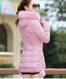 Faux Fur Parkas Women Down Jacket